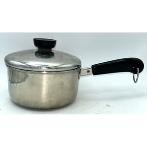 Revere Ware  Stainless Steel Tri-Ply Bottom 1 Qt Saucepan  W/Lid 96I. Clinton IL